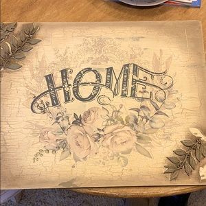 HOME wall art